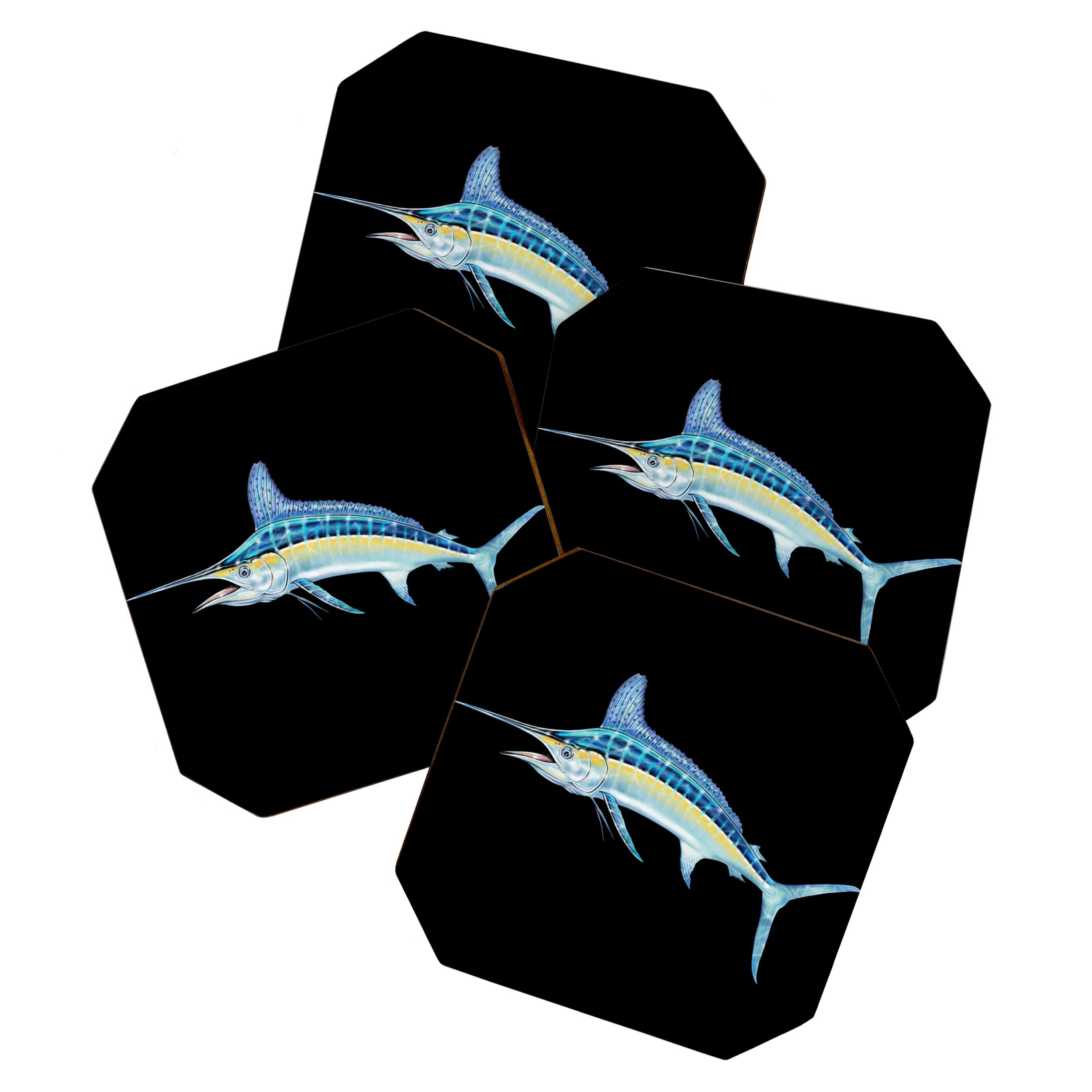White Marlin Coaster Gallery Image 1
