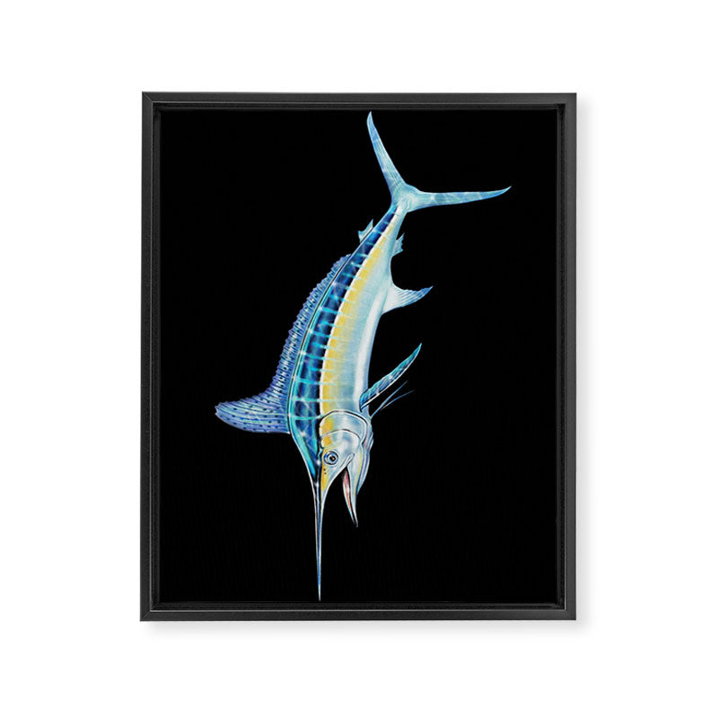 White Marlin Framed Canvas Print Gallery Image 8