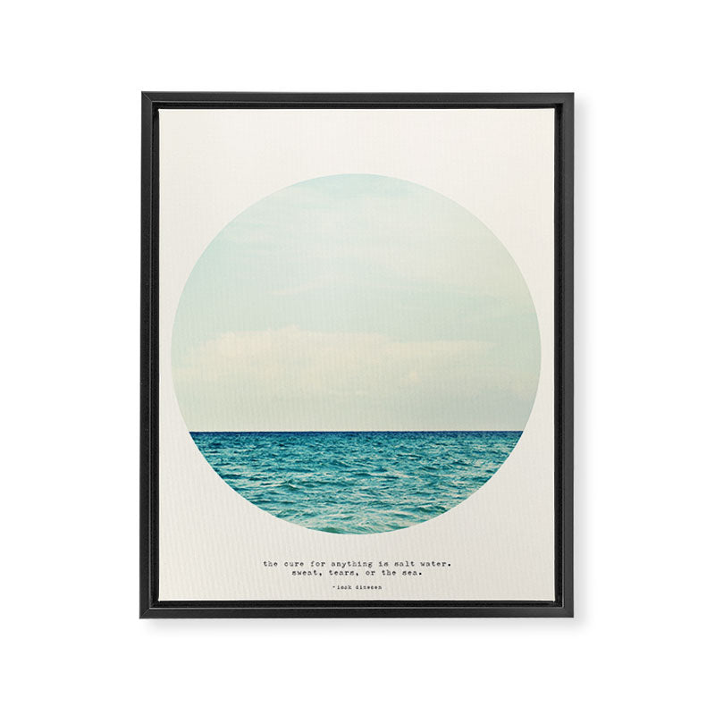 Salt Water Cure Framed Canvas Print Gallery Image 6