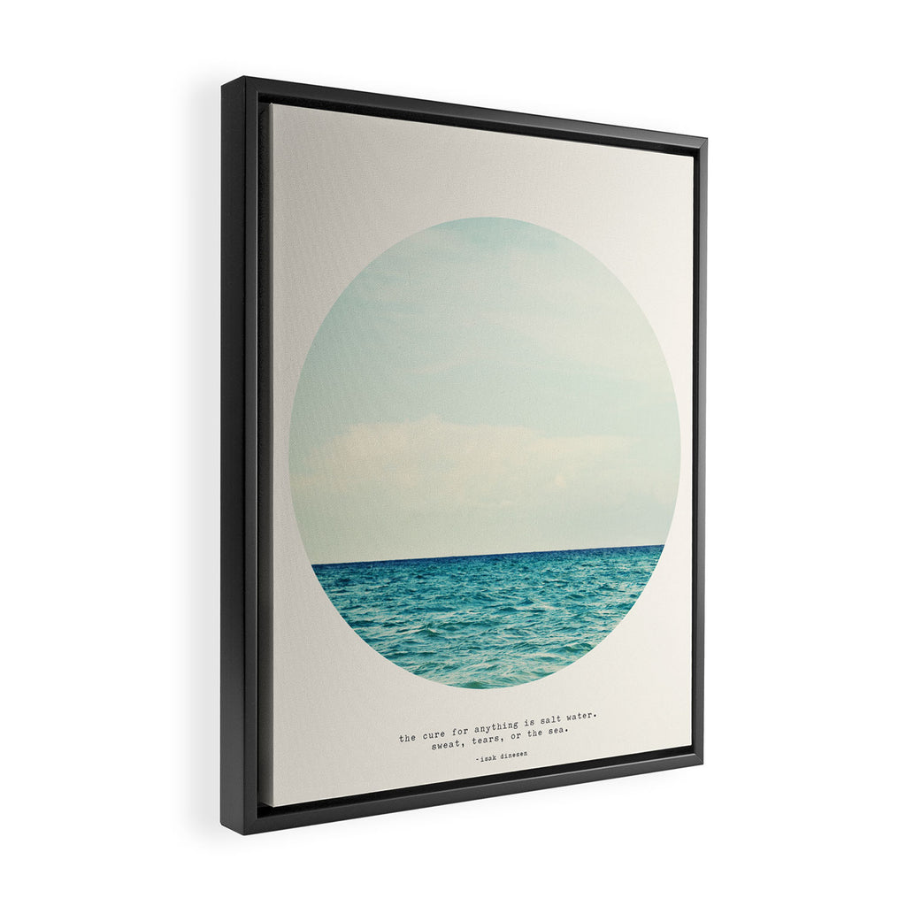 Salt Water Cure Framed Canvas Print Gallery Image 2