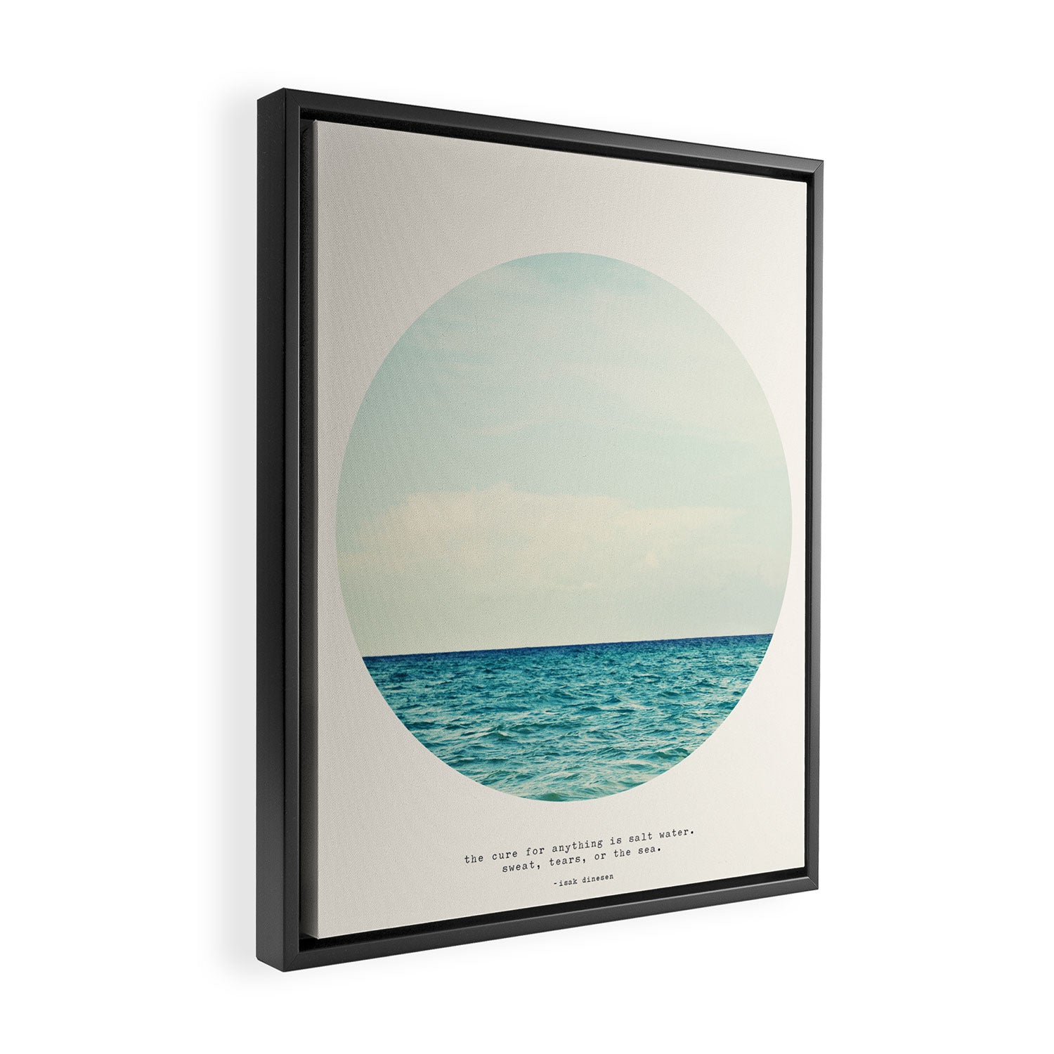 Salt Water Cure Framed Canvas Print Gallery Image 2