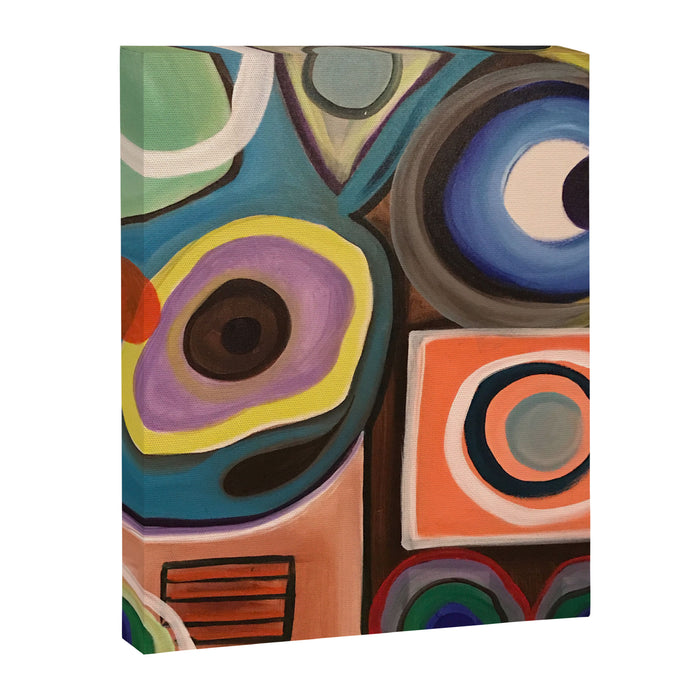 Abstract Painting Canvas Print Gallery Image 1