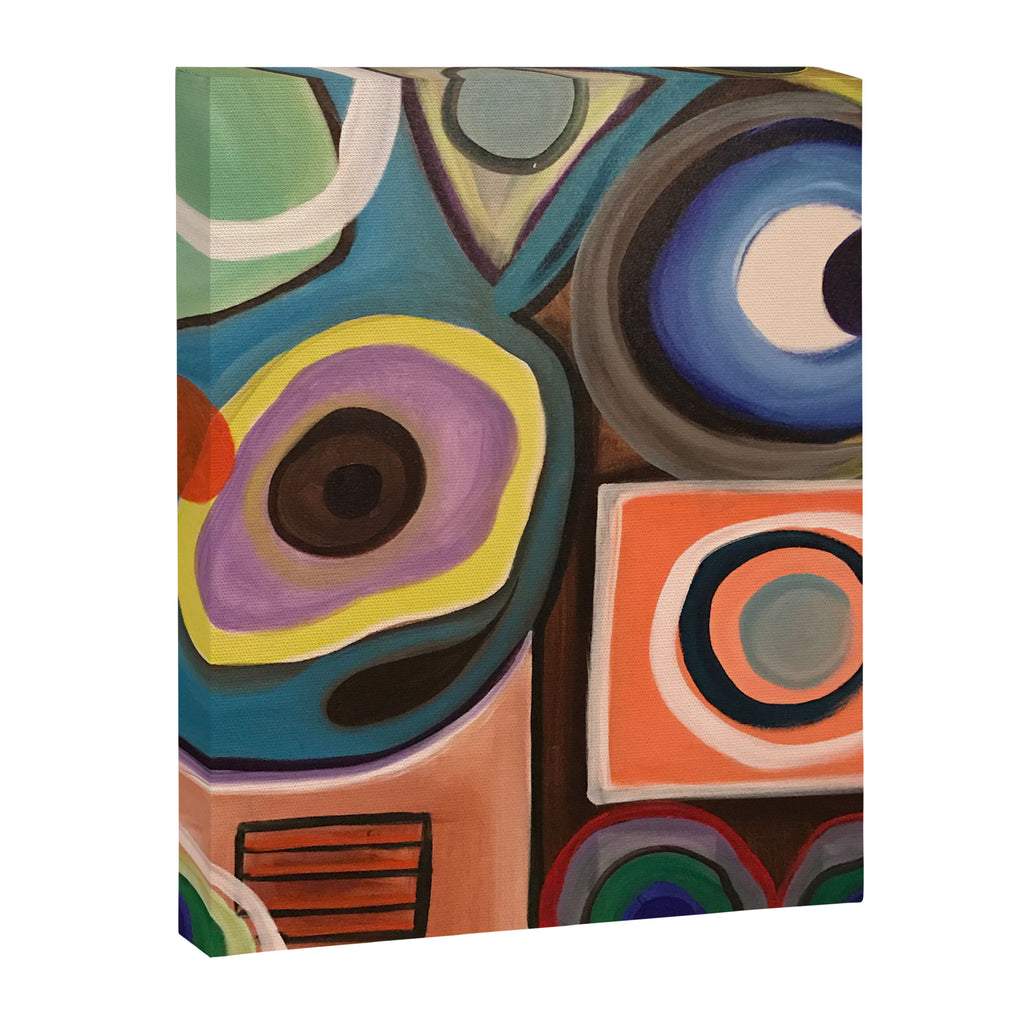 Abstract Painting Canvas Print Gallery Image 6