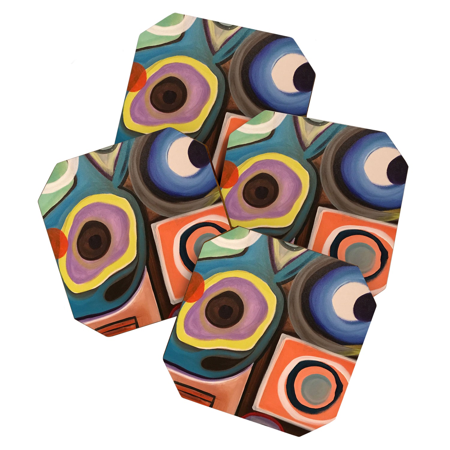 Abstract Painting Coaster Gallery Image 1