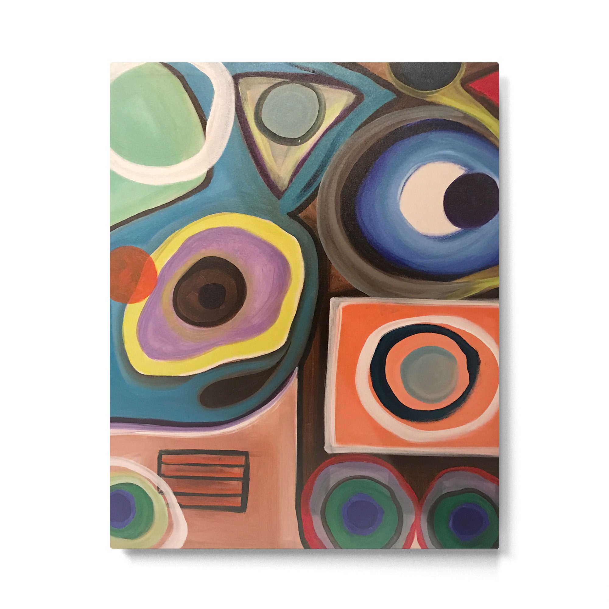 Abstract Painting Metal Print Gallery Image 4