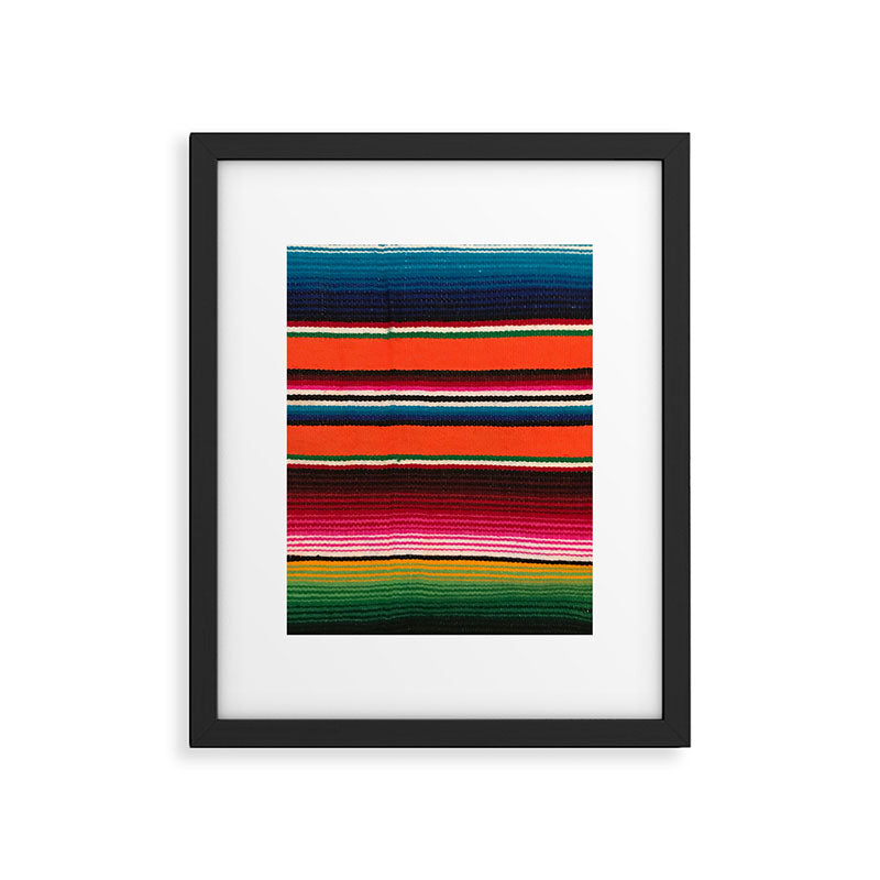 BEAUTIFUL MEXICAN SERAPE Framed Art Print Gallery Image 4