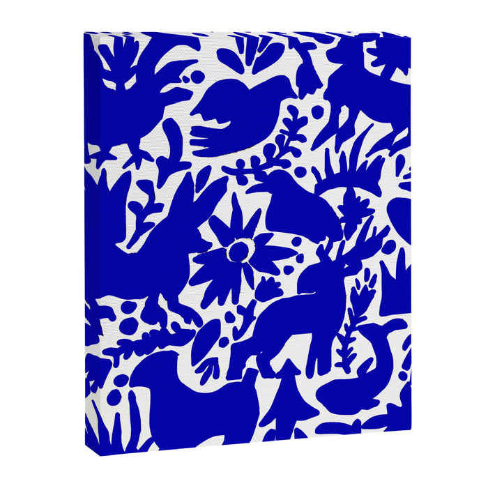Blue Otomi  Canvas Print Gallery Image 1