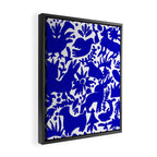 Blue Otomi  Framed Canvas Print Gallery Image 2