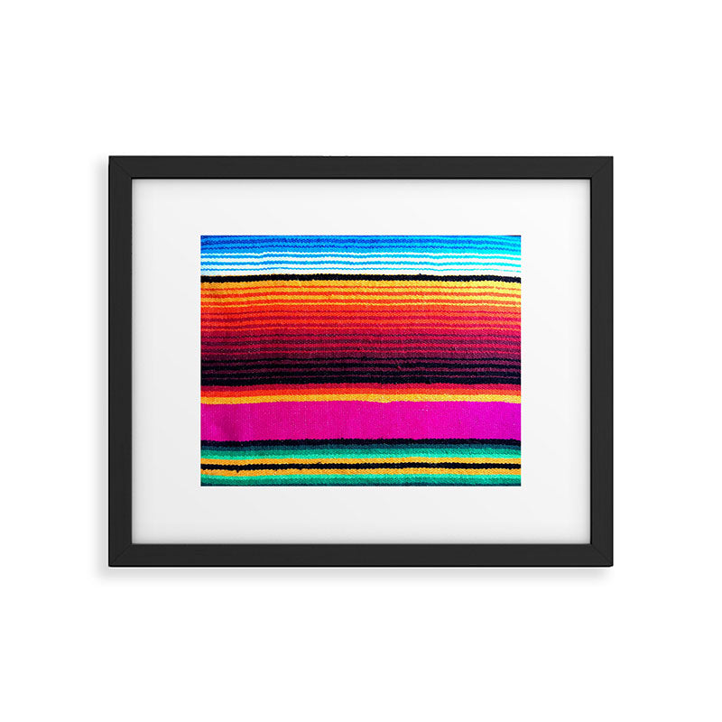 Magenta Sky Serape Framed Art Print Gallery Image 5