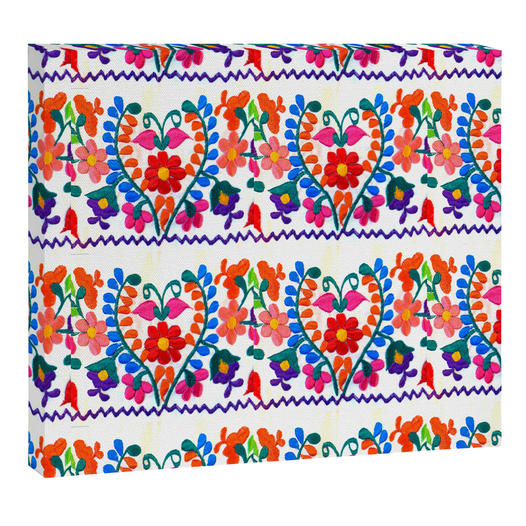 Mexican Fiesta of Flowers  Canvas Print Gallery Image 12