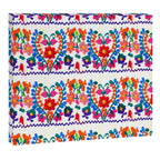 Mexican Fiesta of Flowers  Canvas Print Gallery Image 12