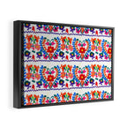Mexican Fiesta of Flowers  Framed Canvas Print Gallery Image 6