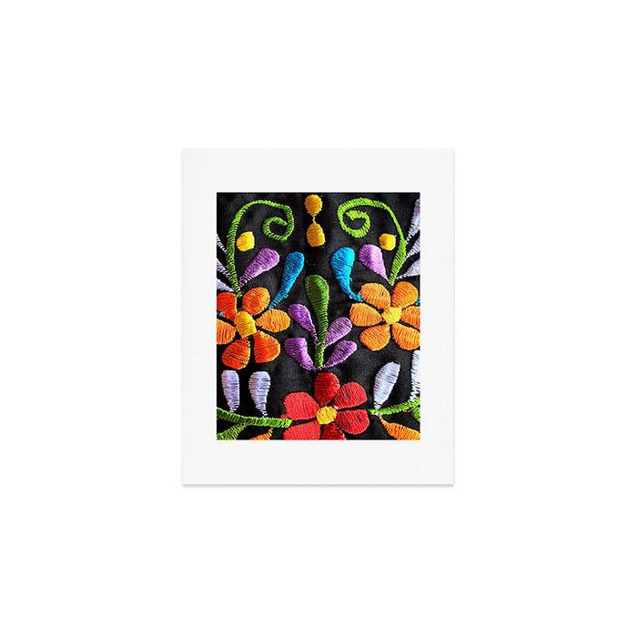 Mexican Flowers Art Print Gallery Image 1