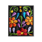 Mexican Flowers Framed Canvas Print Gallery Image 6