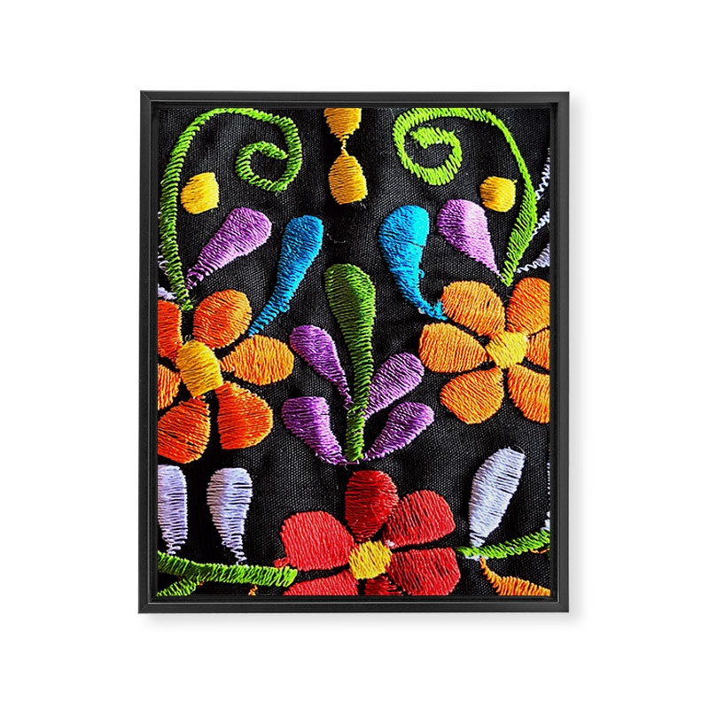 Mexican Flowers Framed Canvas Print Gallery Image 6