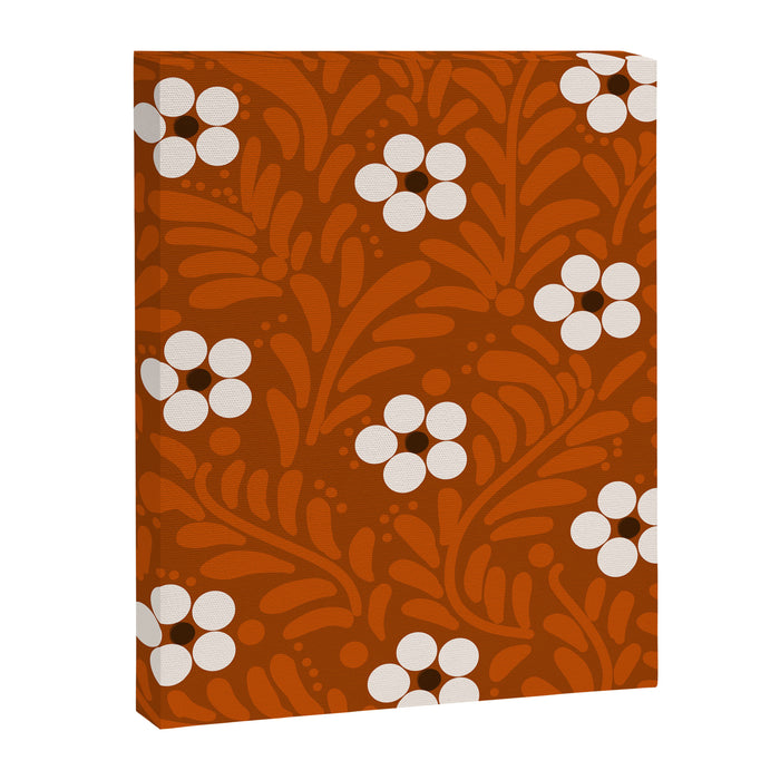 Mexican Olla Clay Orange Pottery  Mexican Modern Design Canvas Print Gallery Image 1