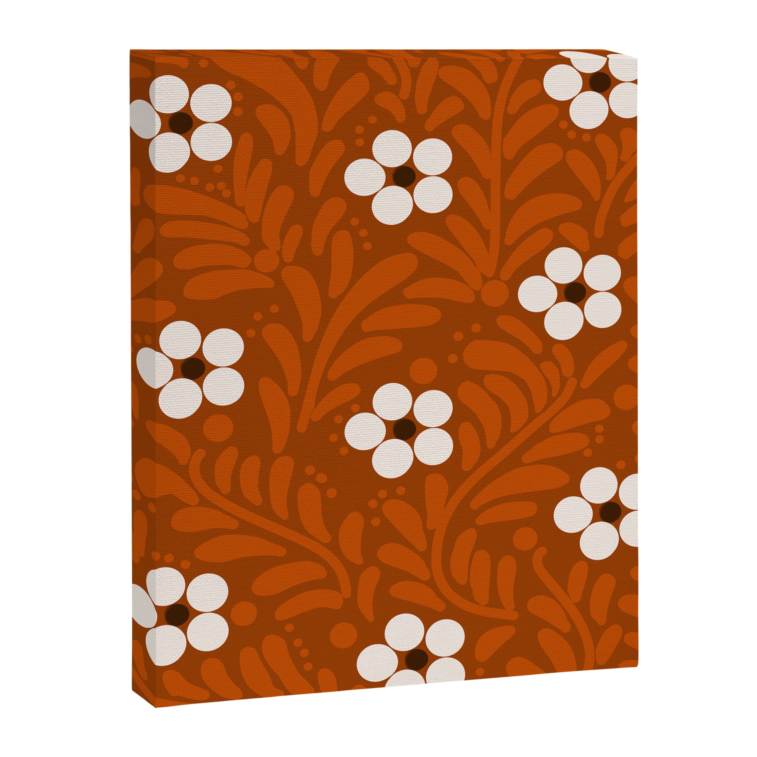 Mexican Olla Clay Orange Pottery  Mexican Modern Design Canvas Print Gallery Image 8
