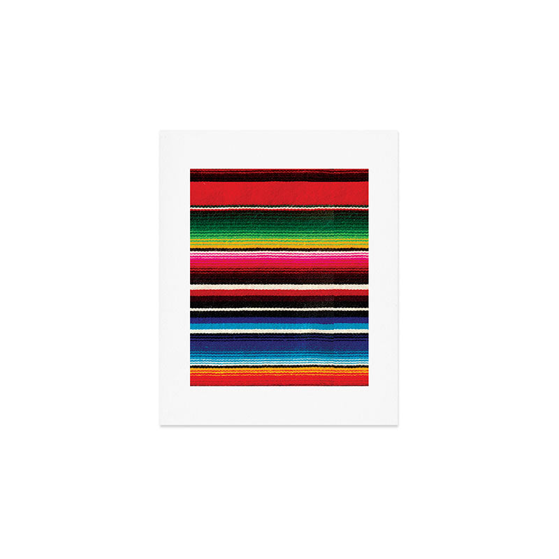 Serape Red  Art Print Gallery Image 1