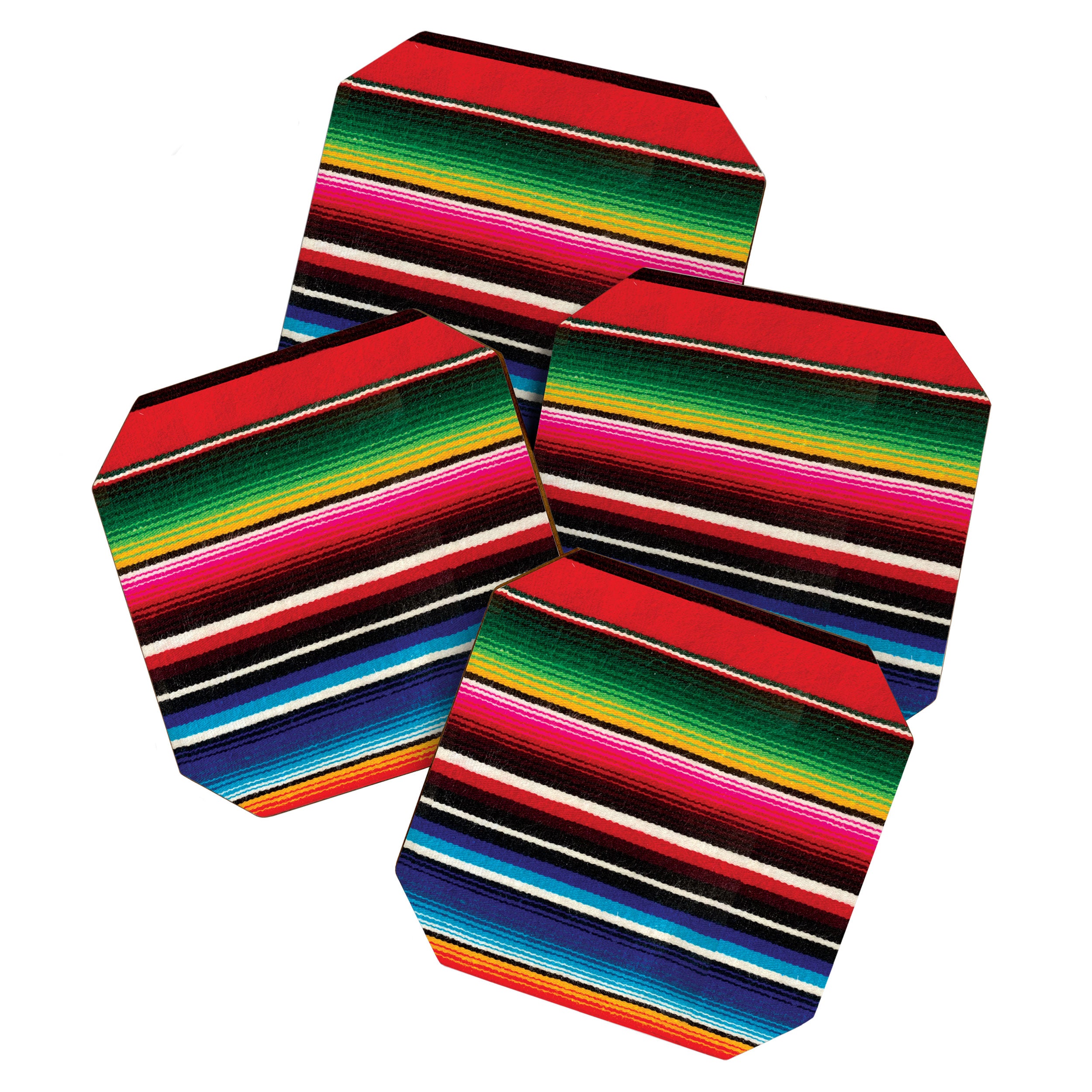 Serape Red  Coaster Gallery Image 1