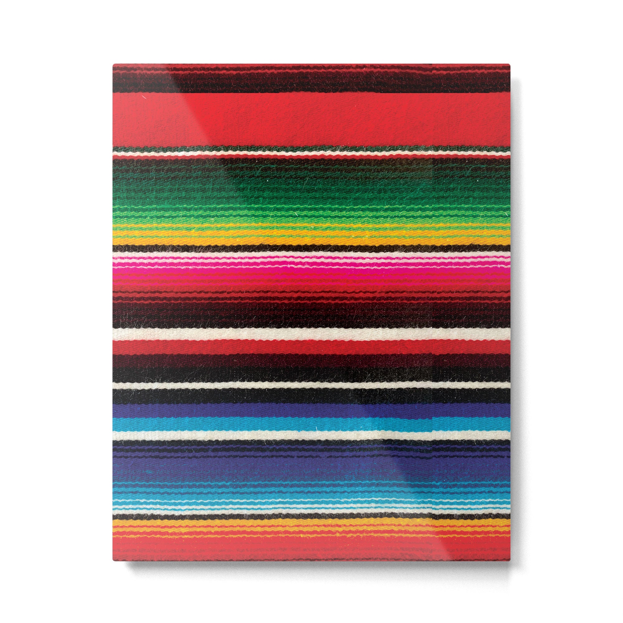 Serape Red  Metal Print Gallery Image 6