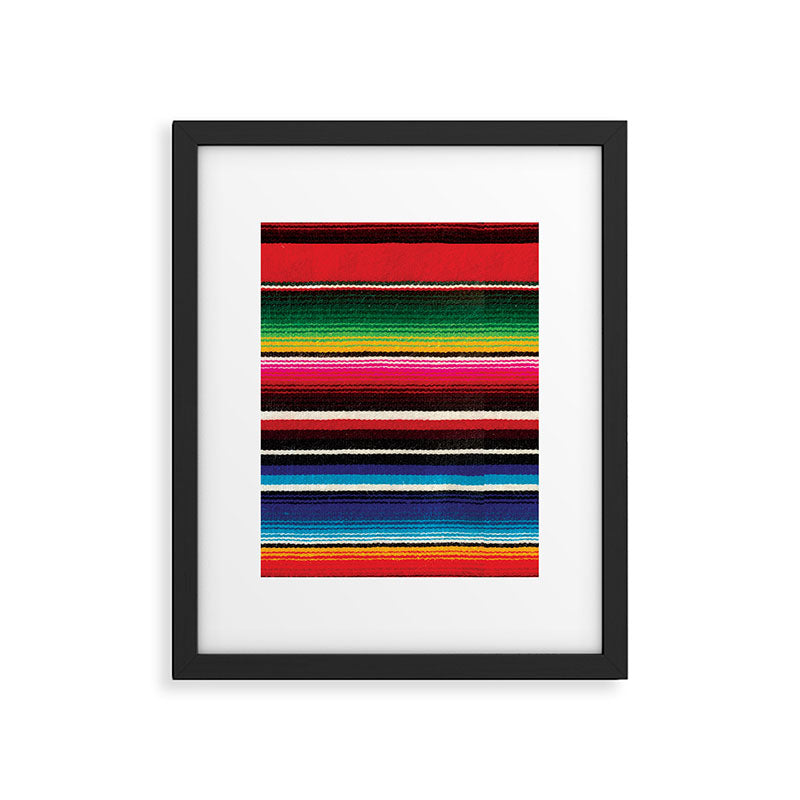 Serape Red  Framed Art Print Gallery Image 6