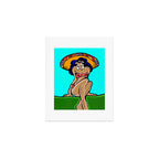Summer Time Sombrero Art Print Gallery Image 1
