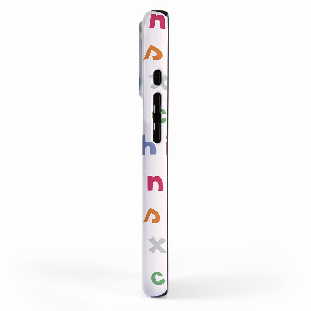 ABC alphabet art iPhone Case Gallery Image 2