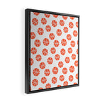Basketball Pattern Framed Canvas Print Gallery Image 2