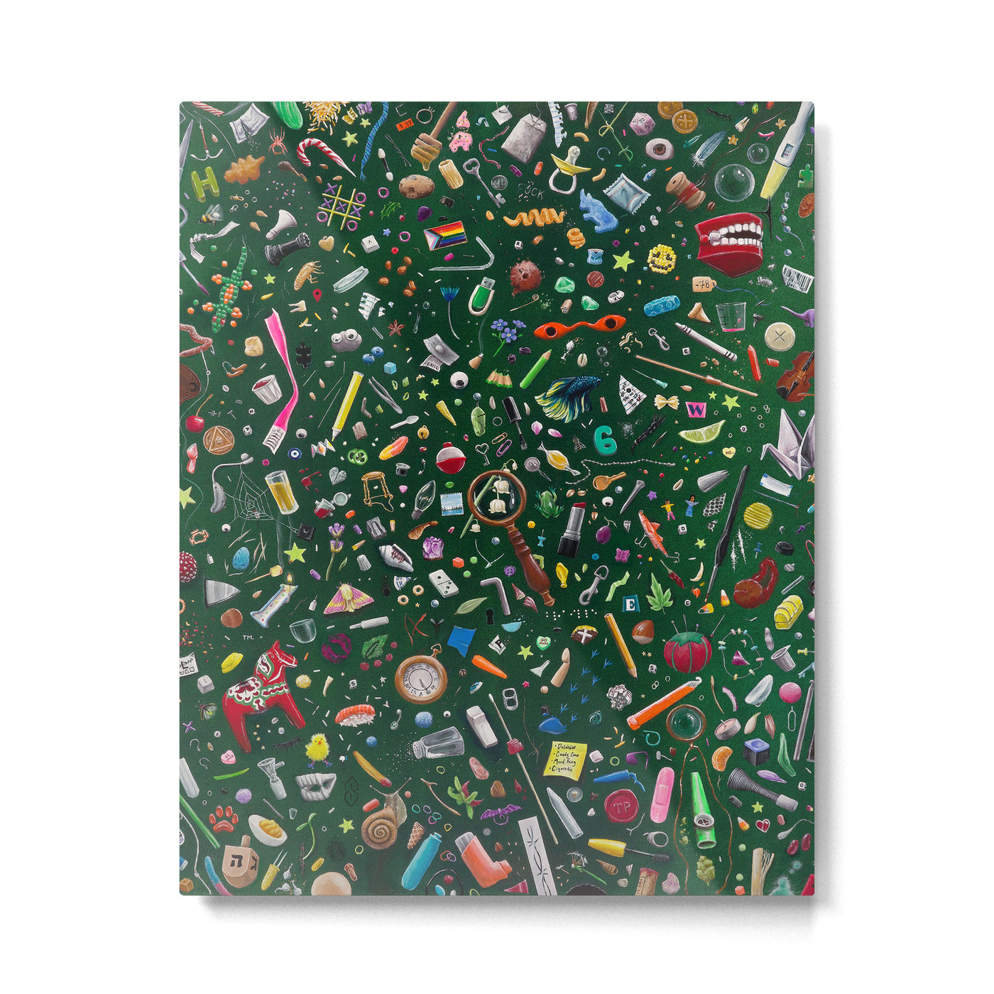 Tiny Things Painting Metal Print