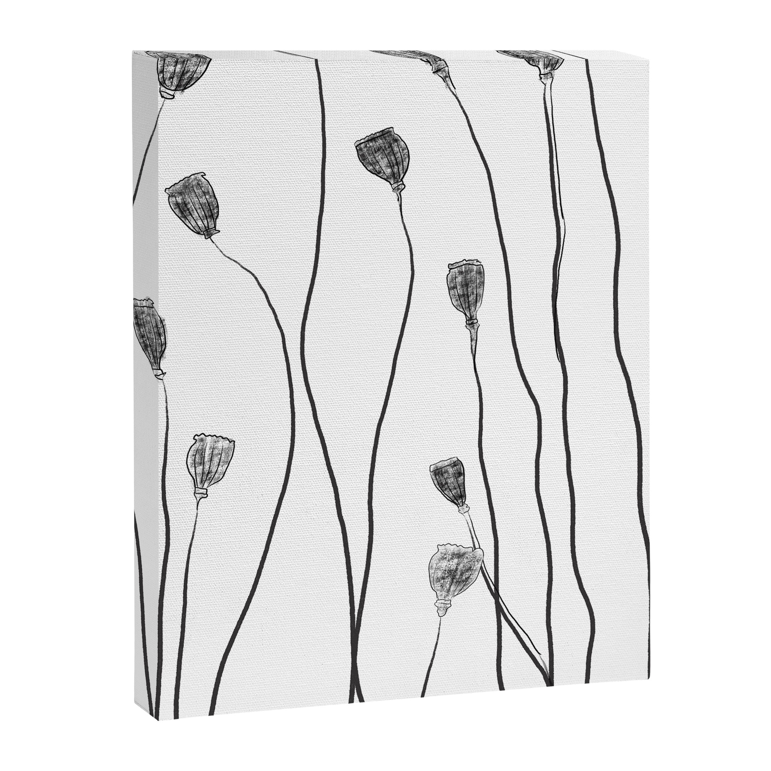A group of poppy heads Canvas Print Gallery Image 6