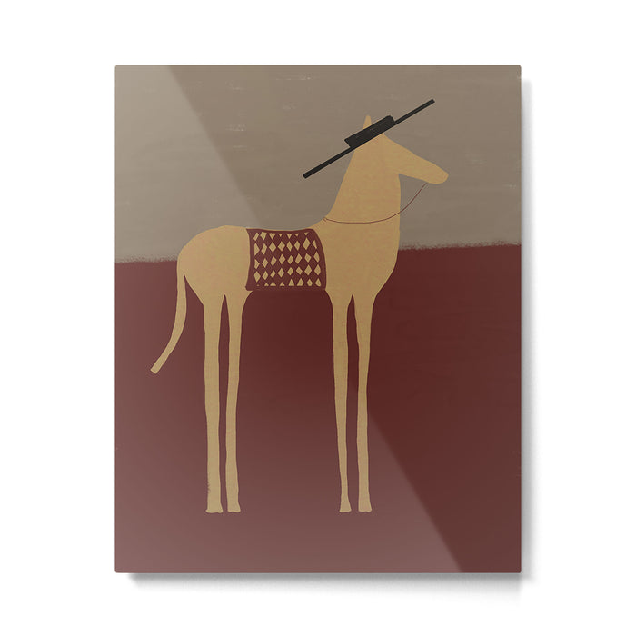 A Horse Named Maybe Metal Print Gallery Image 1