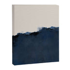 Abstract, blue, beige, indigo Canvas Print Gallery Image 6