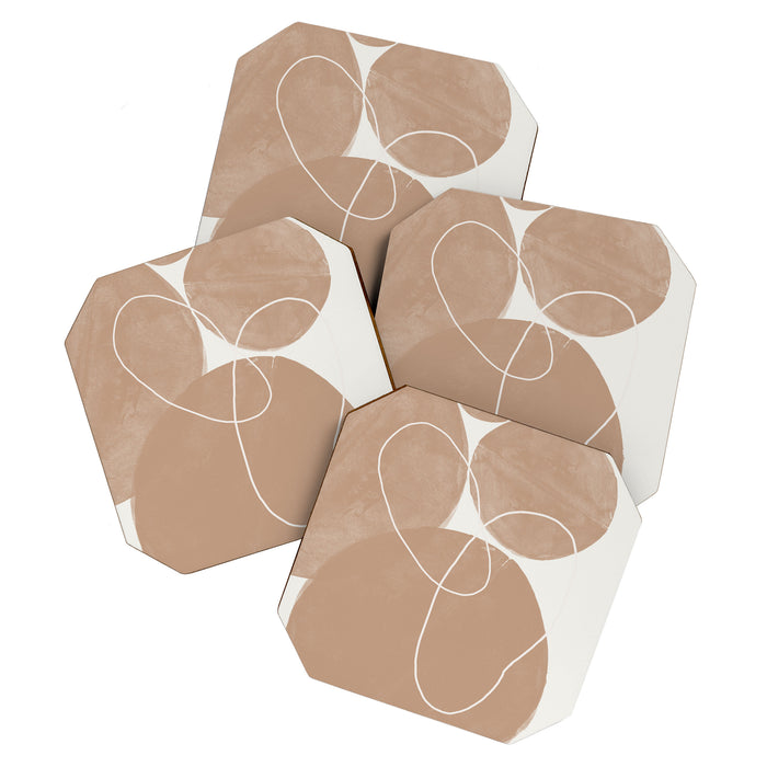 Abstract Circles  Coaster Gallery Image 1