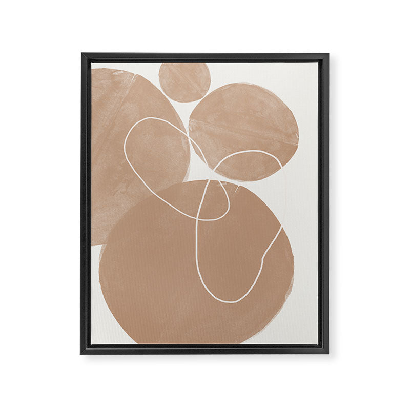 Abstract Circles  Framed Canvas Print Gallery Image 6