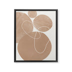 Abstract Circles  Framed Canvas Print Gallery Image 6