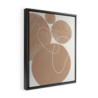 Abstract Circles  Framed Canvas Print Gallery Image 2