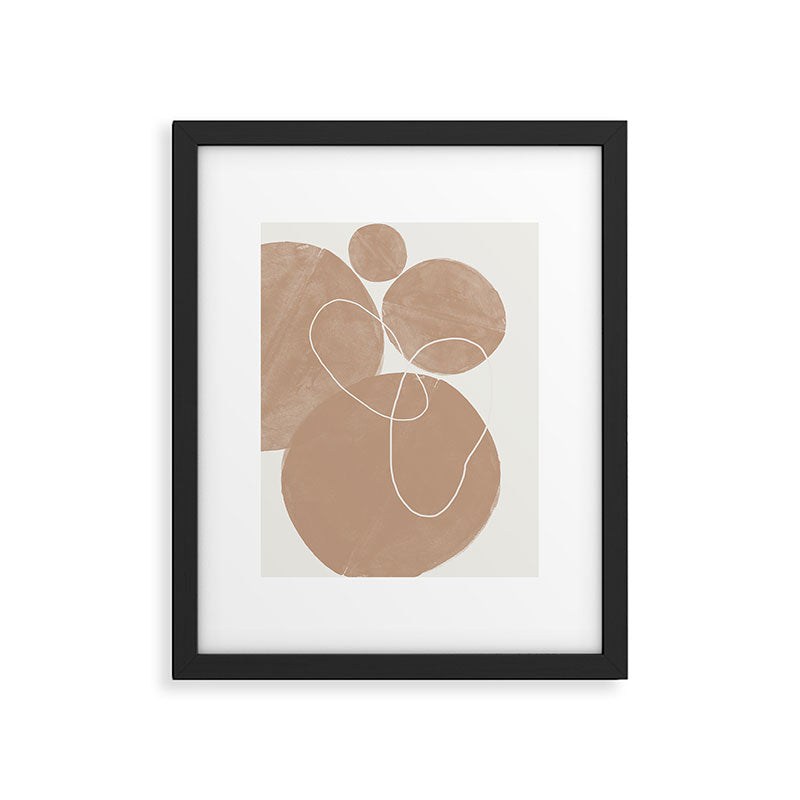 Abstract Circles  Framed Art Print Gallery Image 5