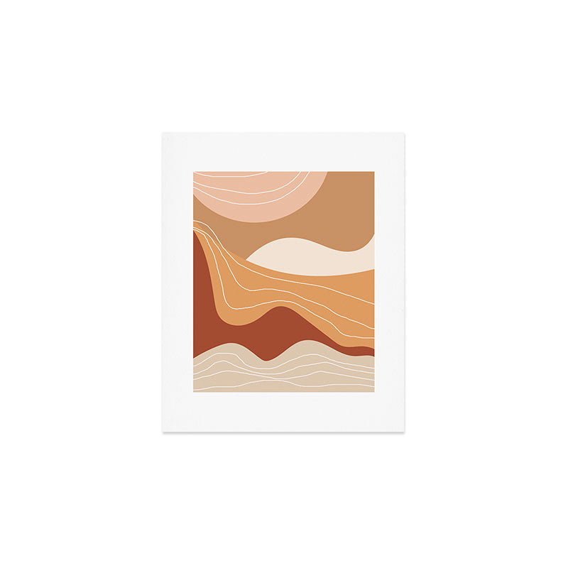 Abstract Desert Art Print Gallery Image 1