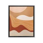 Abstract Desert Framed Canvas Print Gallery Image 6