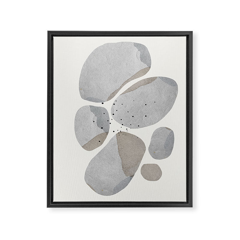 Abstract Desert Stones Framed Canvas Print Gallery Image 6
