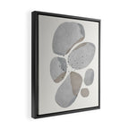 Abstract Desert Stones Framed Canvas Print Gallery Image 2