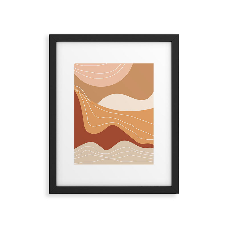 Abstract Desert Framed Art Print Gallery Image 5