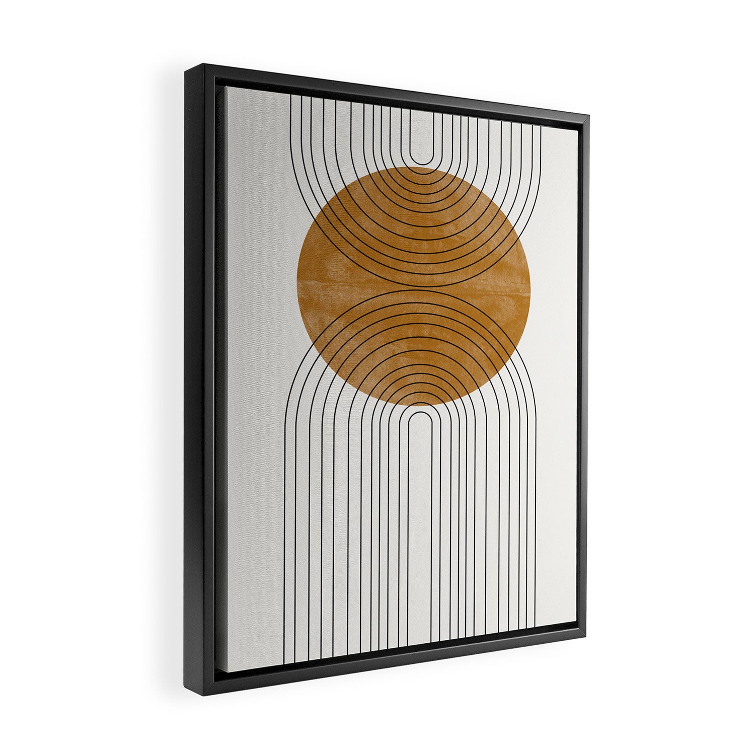 Abstract Flow   Framed Canvas Print Gallery Image 2