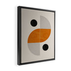 Abstract Geometric Shapes Framed Canvas Print Gallery Image 2