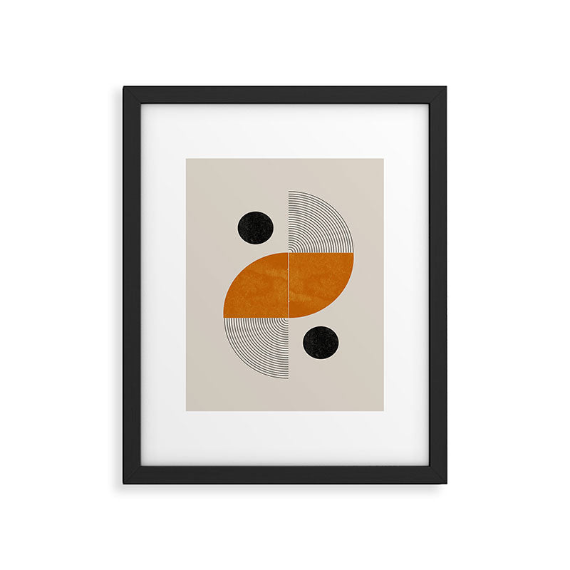 Abstract Geometric Shapes Framed Art Print Gallery Image 5