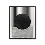 Abstract Modern Black Framed Canvas Print Gallery Image 6