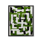 Abstract Modern Cosmic  Framed Canvas Print Gallery Image 6