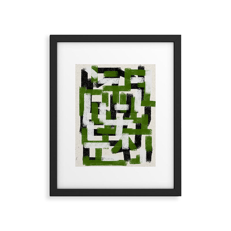 Abstract Modern Cosmic  Framed Art Print Gallery Image 5