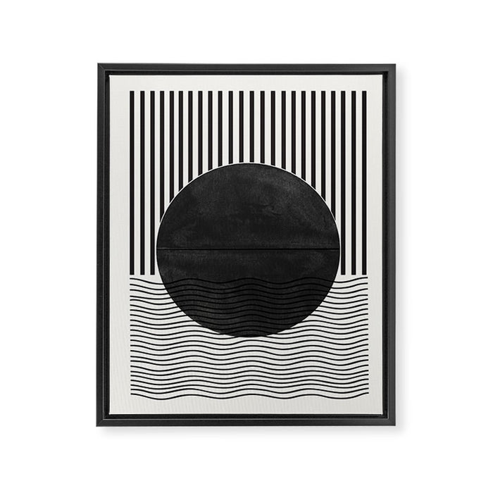 Abstract Modern  Framed Canvas Print Gallery Image 1