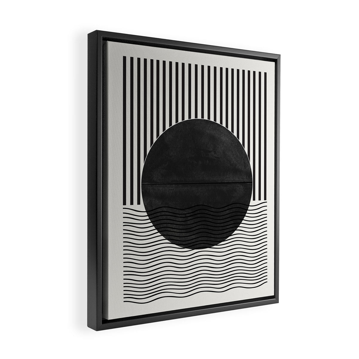 Abstract Modern  Framed Canvas Print Gallery Image 2